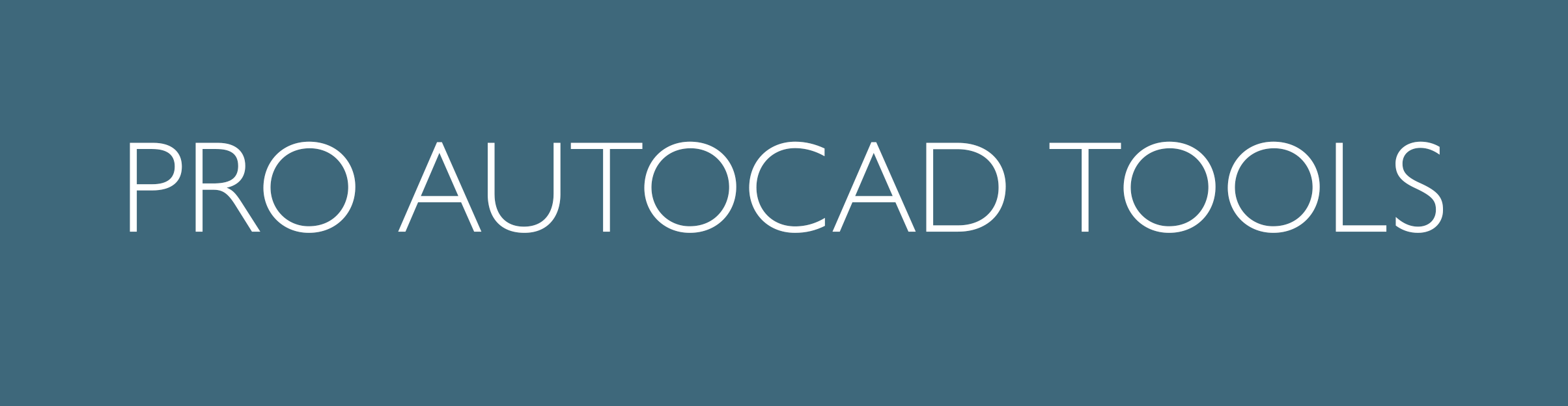 Pro AutoCAD Tools Button